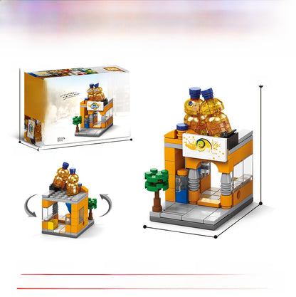 Mini City Street Building Blocks Set