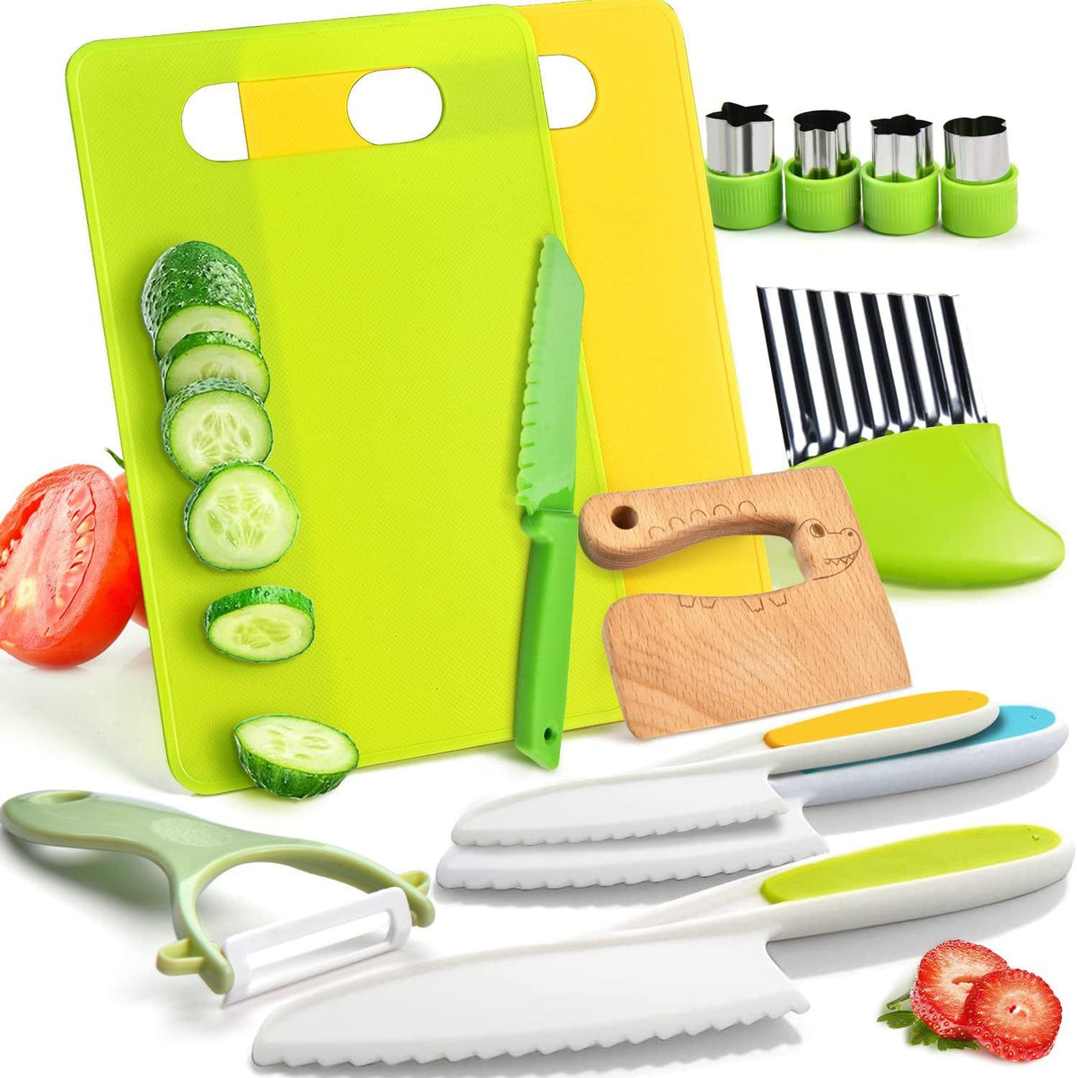 Kids Plastic Kitchen Knife Toy Set