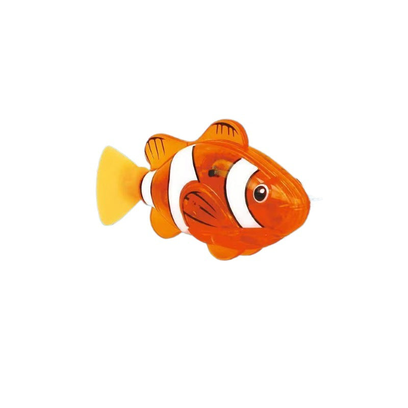 Interactive Light-Up Swimming Fish Toy