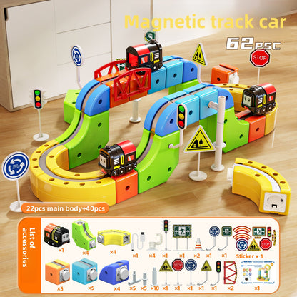 Creative Track Building Set ModularTrackCube 62pcs Mag