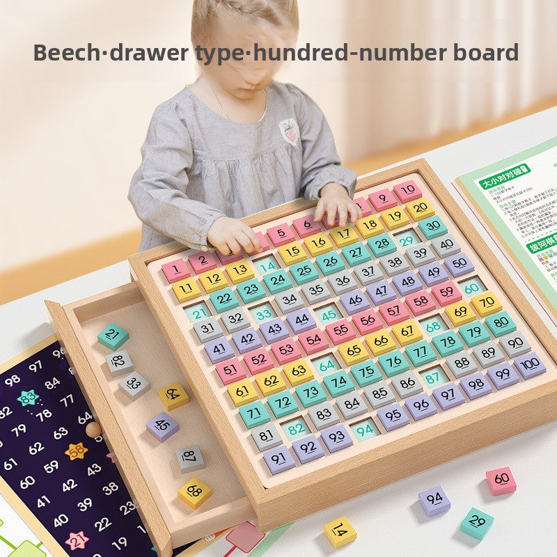 Montessori Hundred Board for Kids