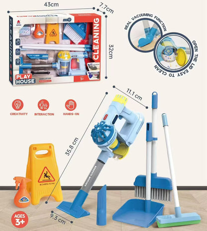 Kids Electric Pretend Vacuum Cleaner Set