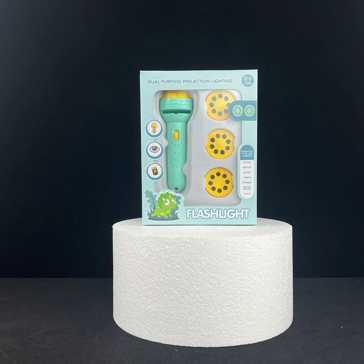 Projection Flashlight for Kids – Picture Card Options