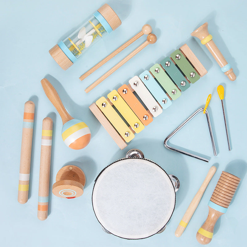 Wooden Musical Instrument Set for Infants