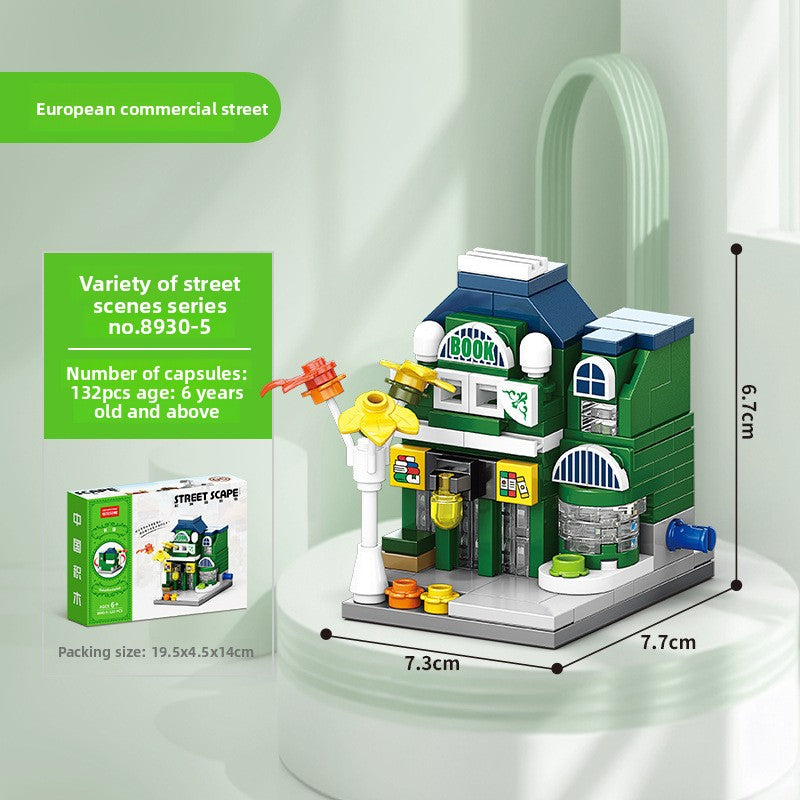 Mini City Street Building Blocks Set 8930-5 european bookstore 132 capsules