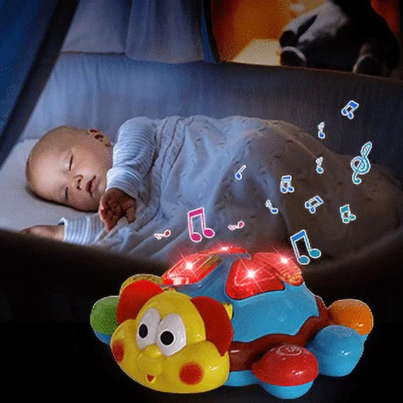 Baby Crawling Walking Musical Toy Spanish English Bilingual Learning Toys for Babies 6 to 12 12-18 Months Light up Infant Toys 3-6 7 8 9 10 Month Gift for 1 Year Old Boy Girl Ladybug Tummy Time Toys