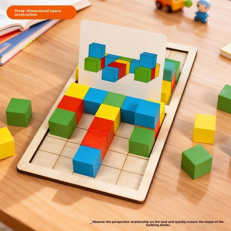 3D Logic Building Block Game for Kids
