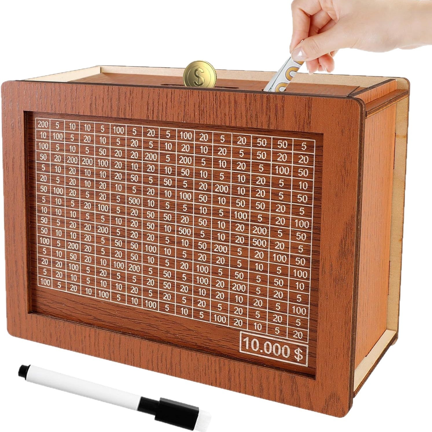Wooden Goal Box with Counter