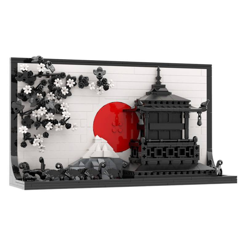 Japanese Art-Inspired Building Block Set