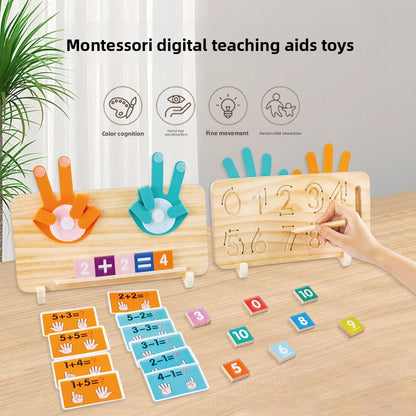Montessori Finger Math Learning Toys for Kids