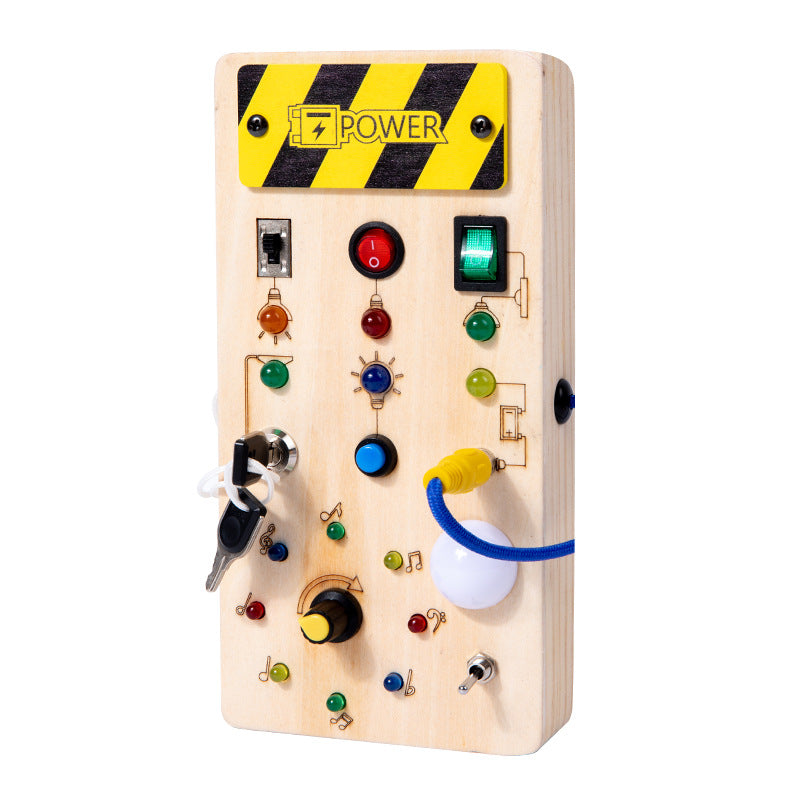 Wooden Sensory Busy Board for Kids