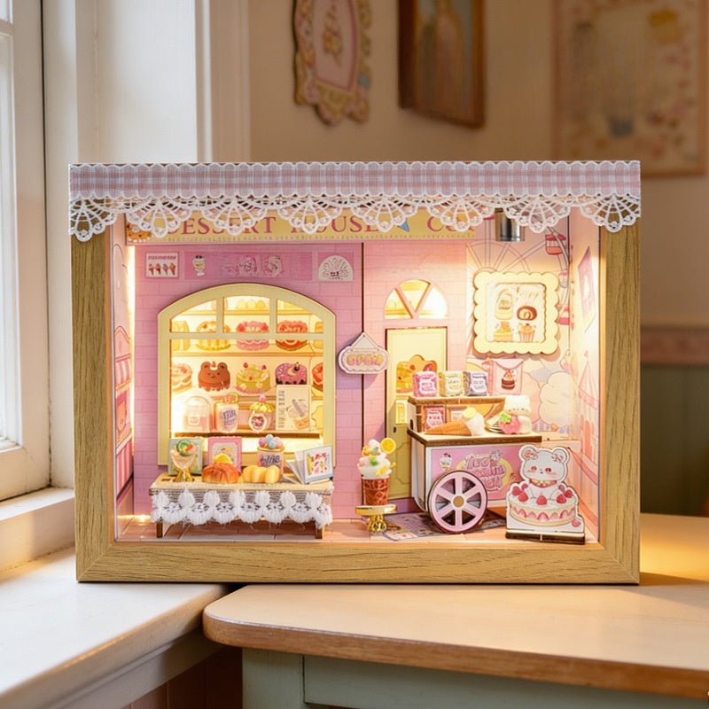 DIY Light-Up Building Block House Kits