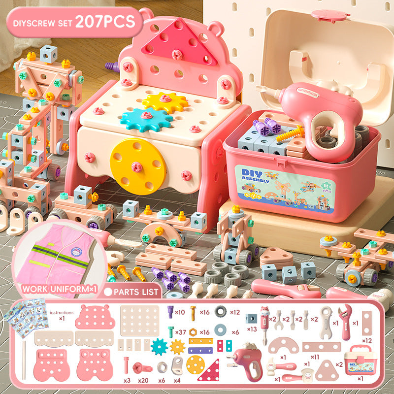 Kids Tool Box Building Toy with Electric Drill