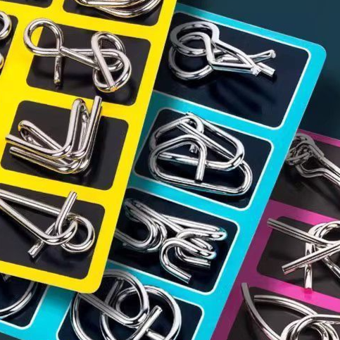 Brain Puzzle Unlocking Toy for Kids Logic Skills