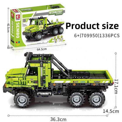 Truck Model Building Blocks Kit