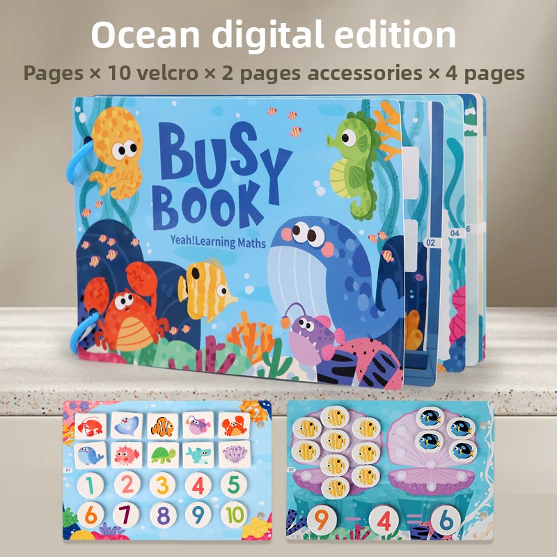 Early Education Busy Book for Cognitive Skills