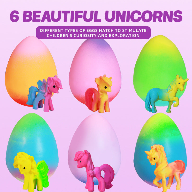 Unicorn Hatching Egg Toy Set