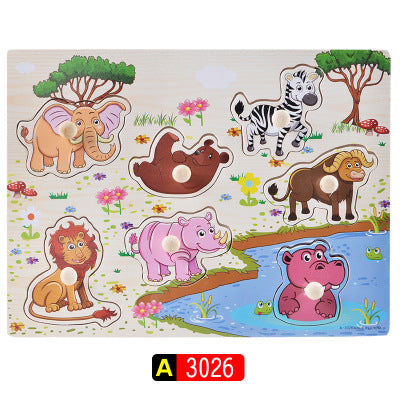 Montessori Wooden Alphabet Puzzle Board