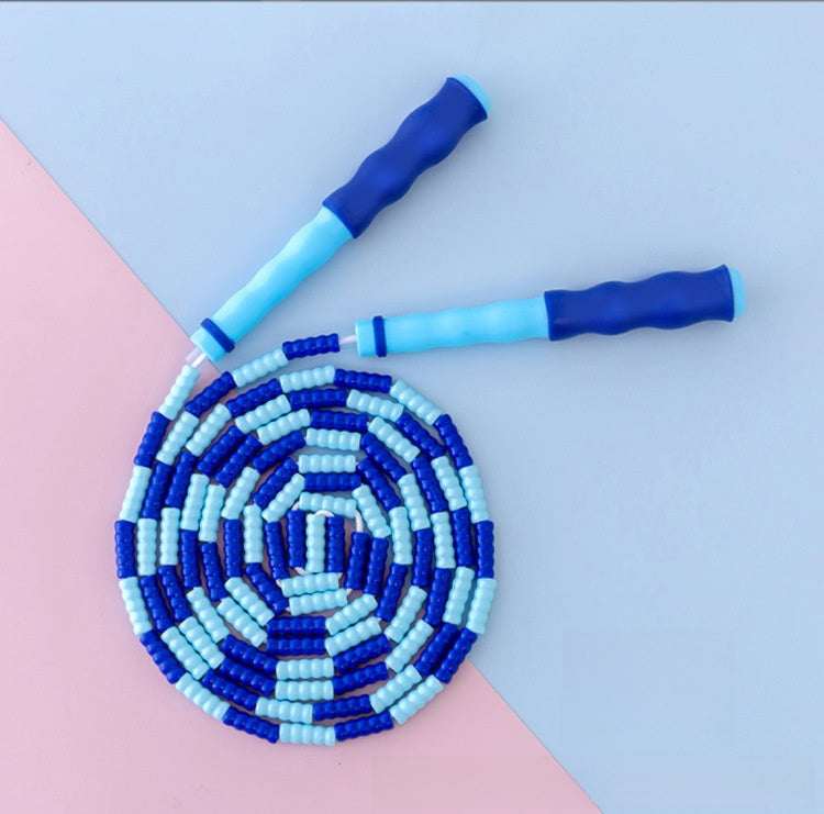 Adjustable Beaded Jump Rope for Kids