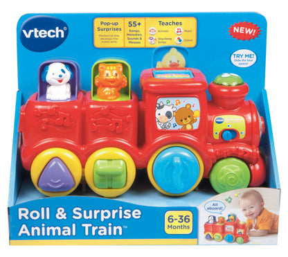 , Roll and Surprise Animal Train, Learning Toy, Train Toy