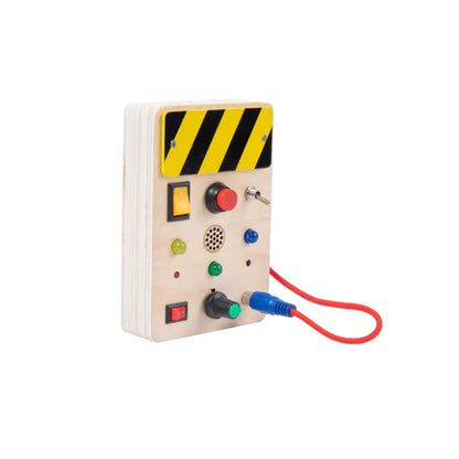Illuminate Learning: Children's Early Education Wooden LED Lamp Socket! 💡🌳