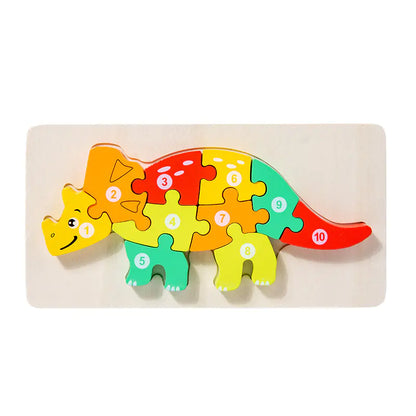 Explore & Learn: Wooden Educational Puzzle Toys for Kids! 🌳🧩