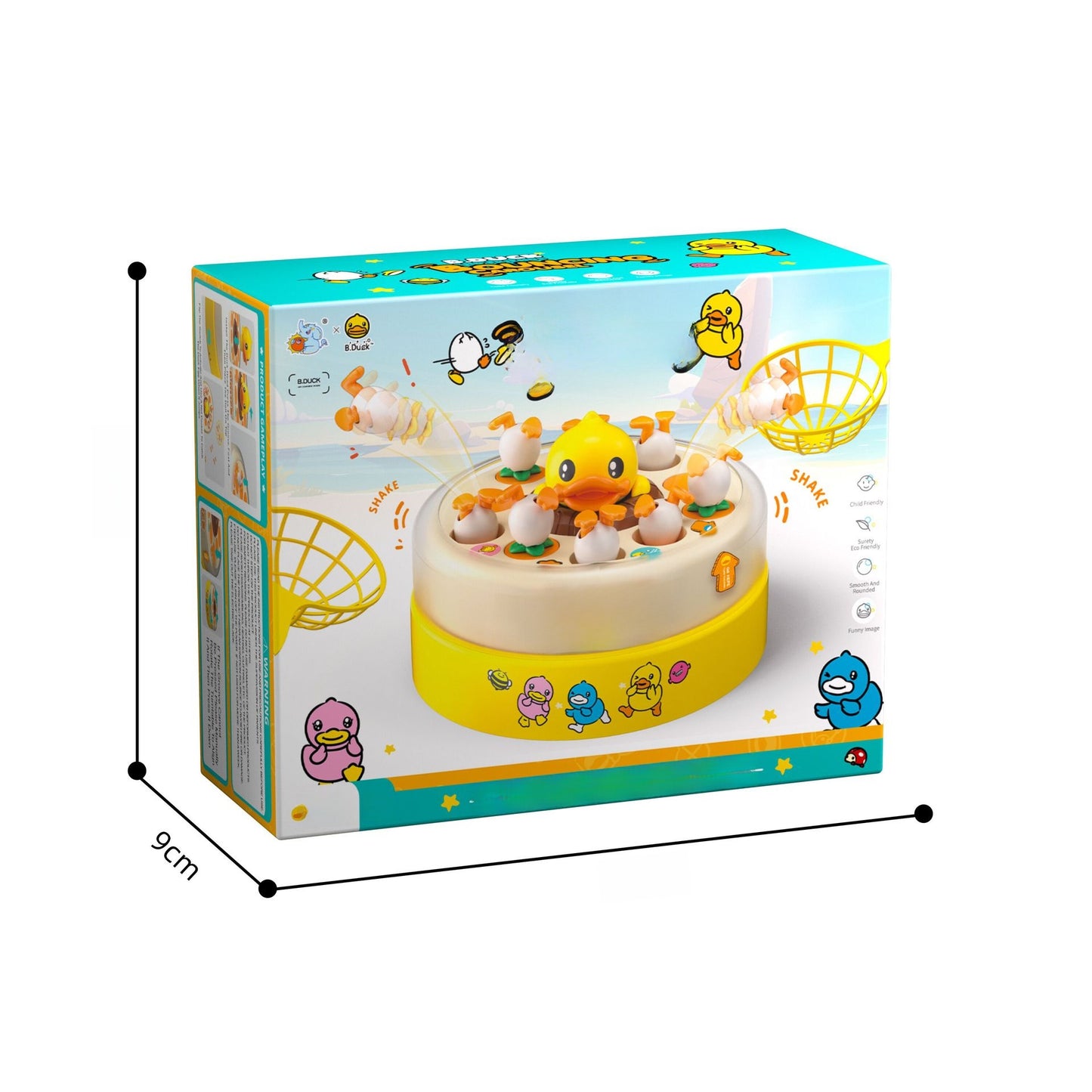 Bouncing Yellow Duck Toy for Kids