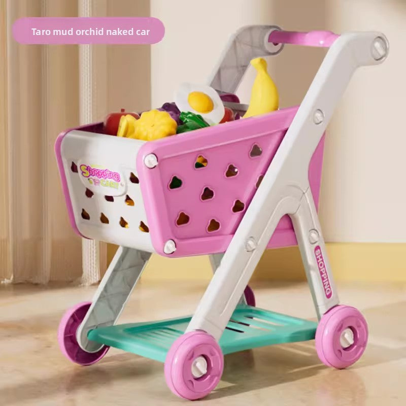 Kids Shopping Cart Pretend Play Set