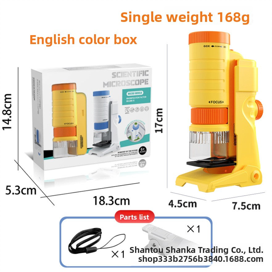 Portable Handheld Microscope for Kids