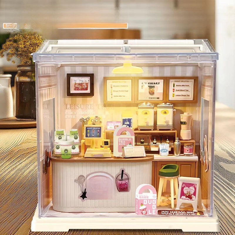 DIY Light-Up Building Block House Kits