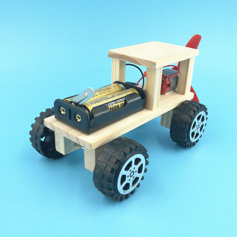 DIY Wind-Powered Car Kit for Kids – STEM Engineering Toy