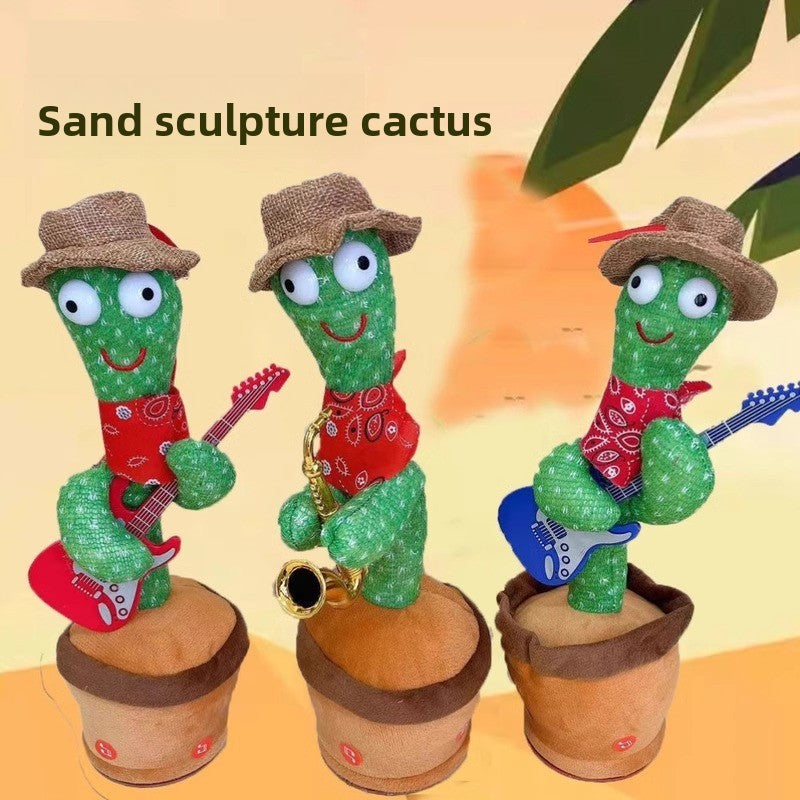 Interactive Singing Cactus Plush Toy for Kids