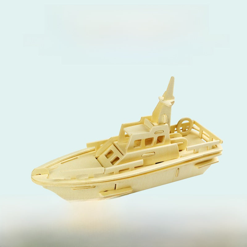 Wooden Aircraft Model Kit – Plane, Helicopter & Boat