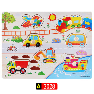 Montessori Wooden Alphabet Puzzle Board