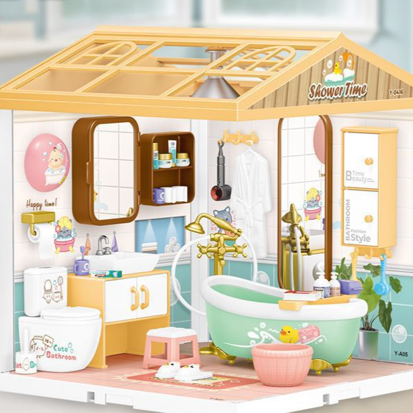 DIY Light-Up Building Block House Kits