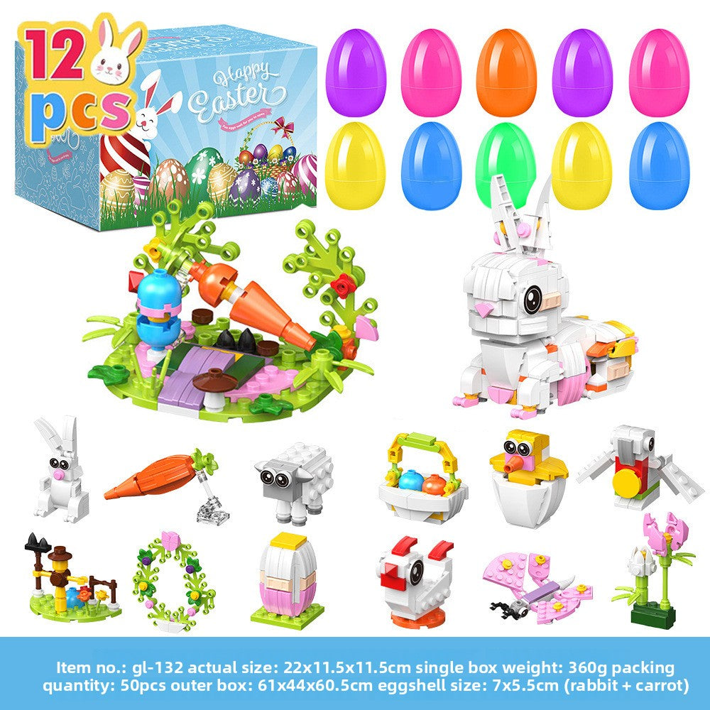 Easter Puzzle Egg Toy Set for Kids