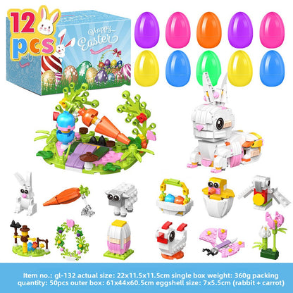 Easter Puzzle Egg Toy Set for Kids