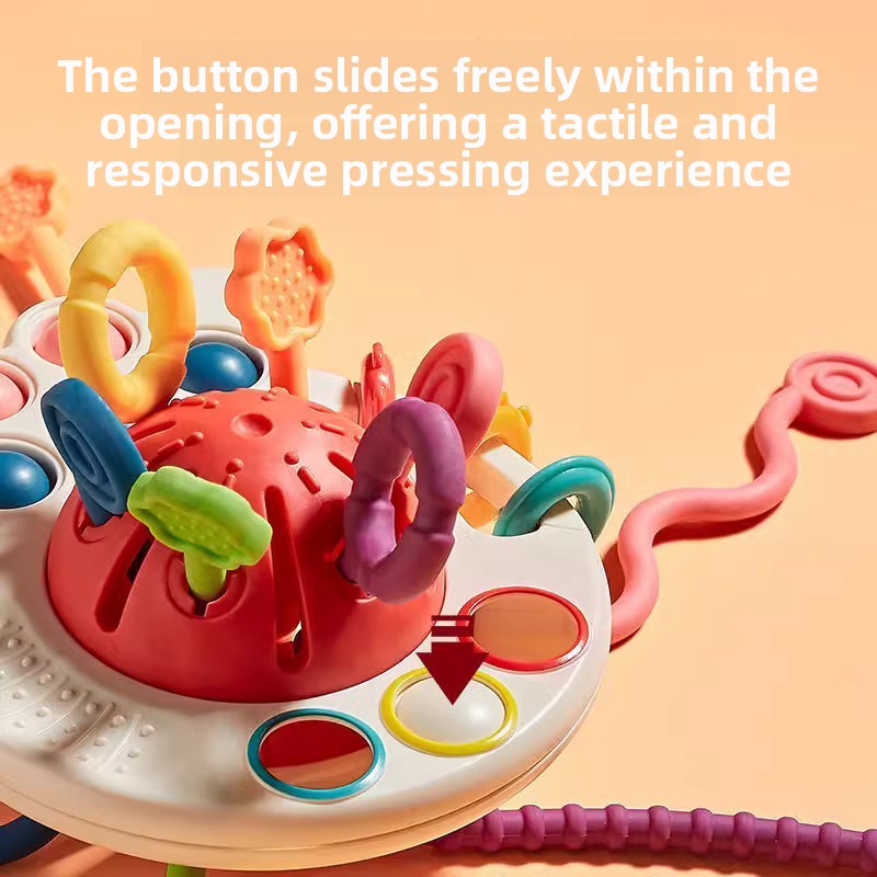 Octopus Pull Toy for Early Learning