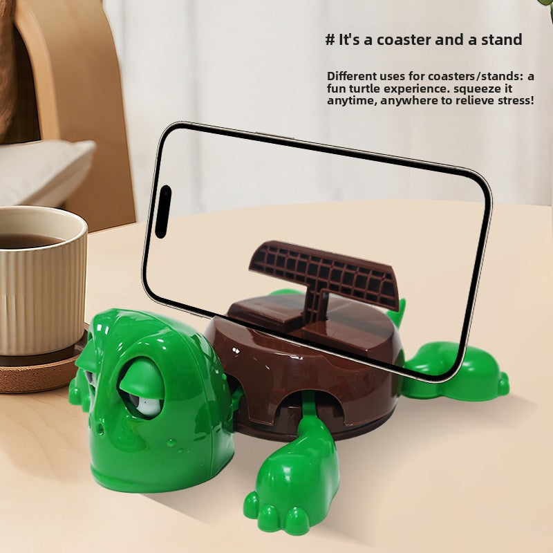 Turtle Press-Eye Coaster Fidget Toy