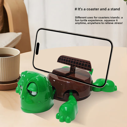 Turtle Press-Eye Coaster Fidget Toy