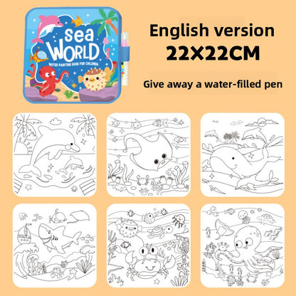 Reusable Water Drawing Book for Kids