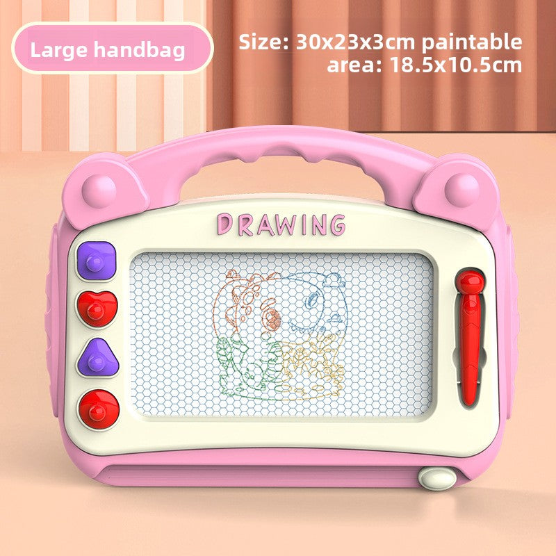 Magnetic Drawing Board for Kids with Pen and Stamps