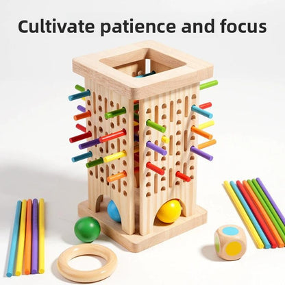 Wooden Montessori Math Stick Game for Kids