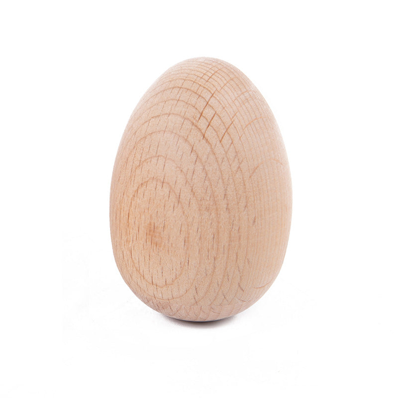 Wooden Baby Rattle Instruments – Bell & Shaker Options