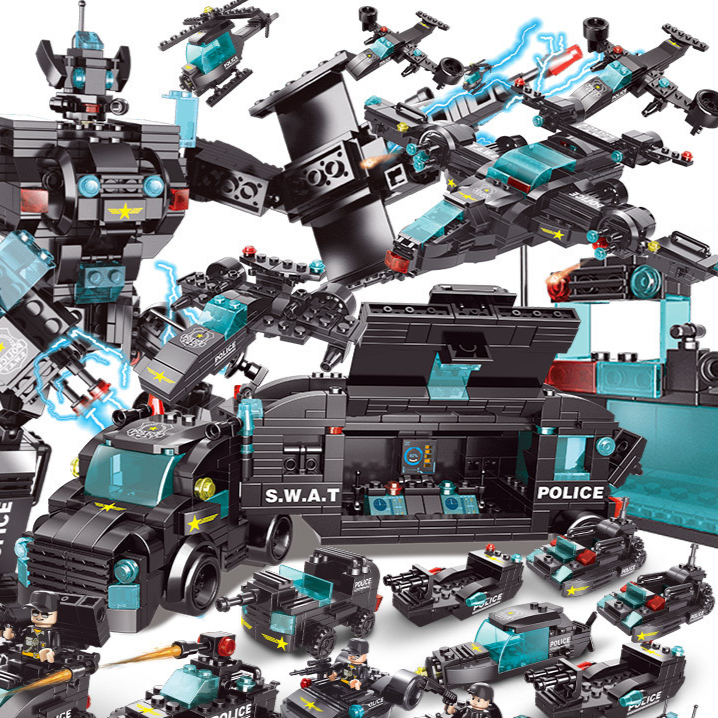 800+ Piece Small Building Blocks Kit – Themed Construction Sets