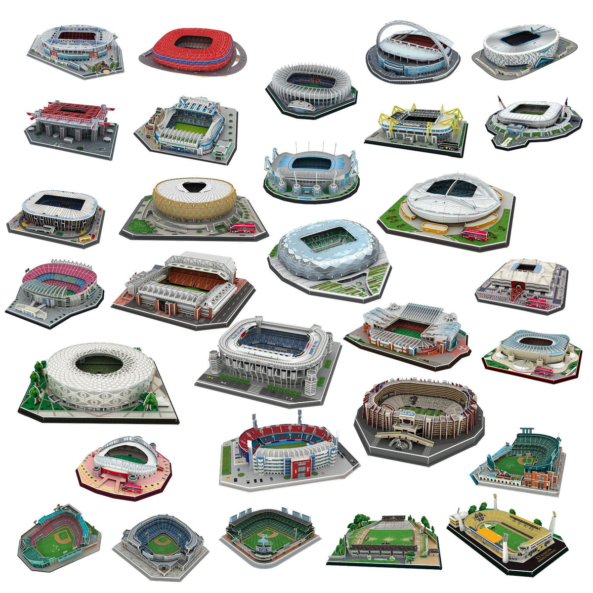 3D Stadium Puzzle Model for Kids