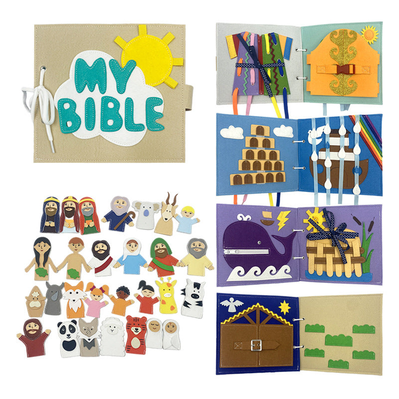 Bible Theme Felt Learning Book