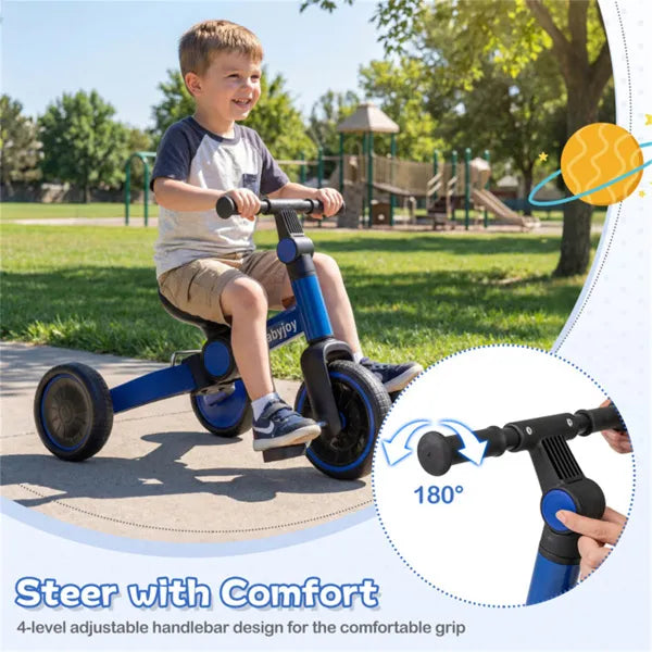 5-in-1 Foldable Toddler Tricycle