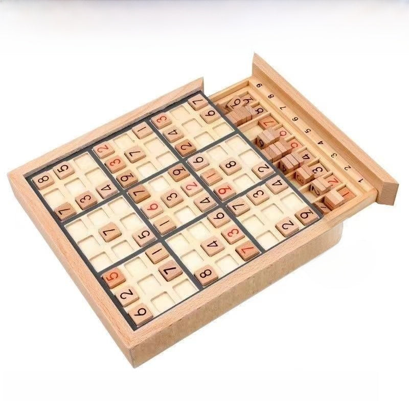 Wooden Sudoku Board Game for Kids