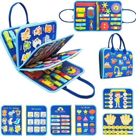 Felt Activity Board for Children, 22 × 28 cm